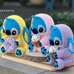 Labubu Stitch amigurumi pattern by RNata