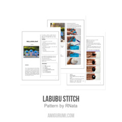 Labubu Stitch amigurumi pattern by RNata
