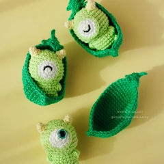 Pois-Poko the monster of garden amigurumi by Khuc Cay