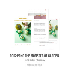 Pois-Poko the monster of garden amigurumi pattern by Khuc Cay