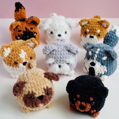 The chubby puppies amigurumi pattern by Khuc Cay