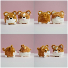 The chubby puppies amigurumi by Khuc Cay