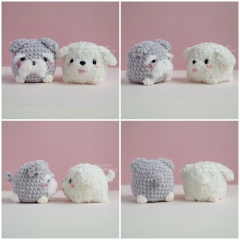 The chubby puppies amigurumi pattern by Khuc Cay