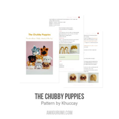 The chubby puppies amigurumi pattern by Khuc Cay