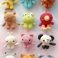 12 Easy mini amigurumi patterns BUN amigurumi pattern by Mongoreto