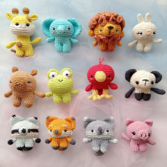 12 Easy mini amigurumi patterns BUN amigurumi pattern by Mongoreto