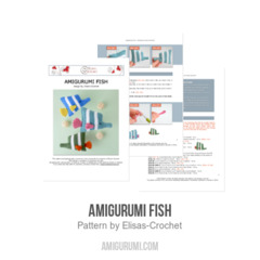 Amigurumi Fish amigurumi pattern by Elisas Crochet