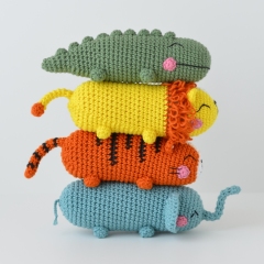 Zara the Tiger amigurumi pattern by Elisas Crochet