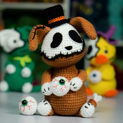 Mortis the Creepy Dog amigurumi pattern by Lennutas