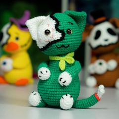 Salem the Creepy Cat amigurumi pattern by Lennutas
