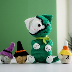 Salem the Creepy Cat amigurumi pattern by Lennutas