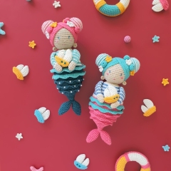 Justyna the Mermaid amigurumi by Natura Crochet