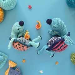 Marcus the Turtle amigurumi by Natura Crochet