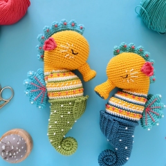 Noah the Sea Horse amigurumi by Natura Crochet