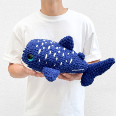 Giant Whale Shark amigurumi pattern by Curiouspapaya