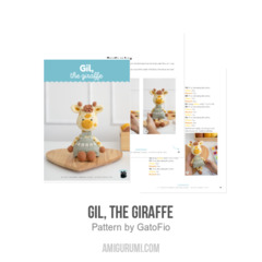Gil, the giraffe amigurumi pattern by GatoFio