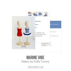 Marine Vibe amigurumi pattern by Fluffy Tummy