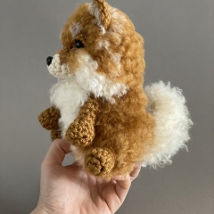 Pomeranian Pup Crochet Pattern amigurumi by CrochetThingsByB