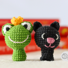 Reversible doll: princess to witch amigurumi pattern by yarnacadabra