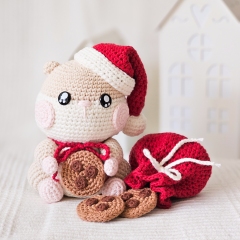 Nibbles the Hamster amigurumi pattern by EMI Creations by Chloe
