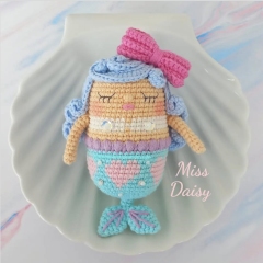Chubby Mermaid Doll amigurumi pattern by Miss Daisy Handmade