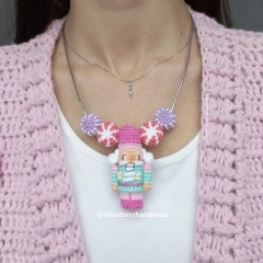 Nutcracker amigurumi Necklace amigurumi by Miss Daisy Handmade