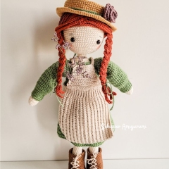 Outfit Anne for doll Robin amigurumi pattern by Schipper Amigurumi