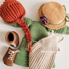 Doll Robin and Outfit Anne amigurumi pattern by Schipper Amigurumi