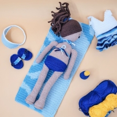 Doll Robin and Outfit Ocean amigurumi by Schipper Amigurumi