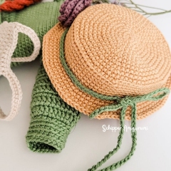 Outfit Anne for doll Robin amigurumi by Schipper Amigurumi