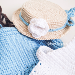 Outfit Diana for doll Robin amigurumi pattern by Schipper Amigurumi