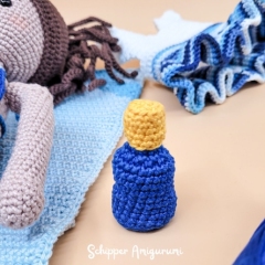 Outfit Ocean for doll Robin amigurumi pattern by Schipper Amigurumi