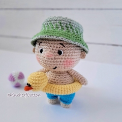 Charlie the Beach Boy amigurumi pattern by apinchofcotton
