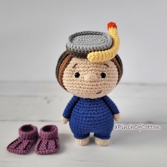 Charlie the Diver amigurumi pattern by apinchofcotton