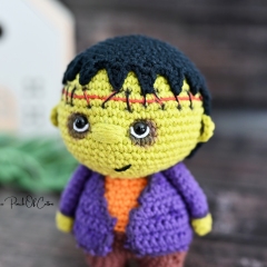 Charlie the Frankenstein amigurumi by apinchofcotton