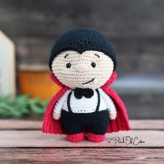 Vampire, Mummy & Frankenstein amigurumi by apinchofcotton