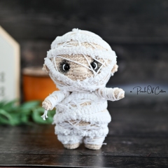 Vampire, Mummy & Frankenstein amigurumi pattern by apinchofcotton