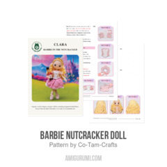 Doll Clara - Nutcracker amigurumi pattern by Co Tam Crafts