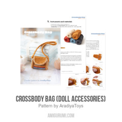 Crossbody Bag (Doll Accessories) amigurumi pattern by AradiyaToys