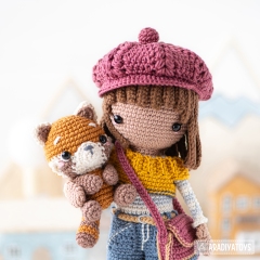 Friendy Kimberly and Red Panda Roxy amigurumi pattern by AradiyaToys