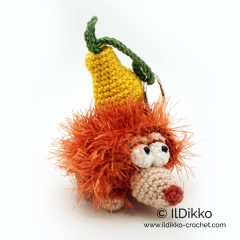 Hedgehog Keychain amigurumi by IlDikko
