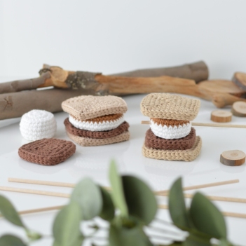 Amigurumi S'Mores amigurumi pattern by Elisas Crochet