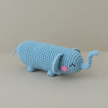 Jill the Elephant amigurumi pattern by Elisas Crochet