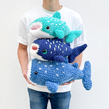 Giant Whale Shark amigurumi pattern by Curiouspapaya