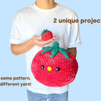 Tomato amigurumi pattern by Curiouspapaya