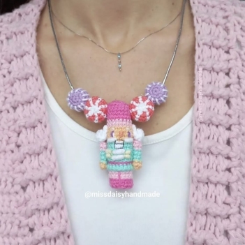 Nutcracker amigurumi Necklace amigurumi pattern by Miss Daisy Handmade