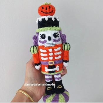 Jack the Halloween Nutcracker amigurumi pattern by Miss Daisy Handmade
