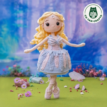 Doll Odette - Swan lake amigurumi pattern by Co Tam Crafts