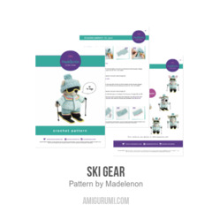Ski Gear amigurumi pattern by Madelenon