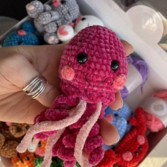 Jellyfish project#1 Out of the box amigurumi pattern by Nelly Handmade